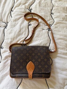 Authentic Louis Vuitton Monogram Cartouchiere GM